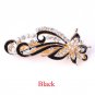 Fahsion Girls Barrettes Shinning Crystal Rhinestones Hairpin Vintage Flowers Women Hair Clip Jewelry