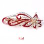 Fahsion Girls Barrettes Shinning Crystal Rhinestones Hairpin Vintage Flowers Women Hair Clip Jewelry