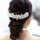Fashion Pearl Crystal Tiaras Wedding Hair Accessories For Bride Hairpins Bridal Hair Jewelry Headwea