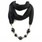 Fashion Ethnic Polyester Solid Collar Tassel Gorgeous beads pendants jewelry Necklace Jewelry Ring S
