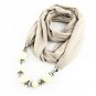 Fashion Ethnic Polyester Solid Collar Tassel Gorgeous beads pendants jewelry Necklace Jewelry Ring S
