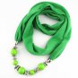 Fashion Ethnic Polyester Solid Collar Tassel Gorgeous beads pendants jewelry Necklace Jewelry Ring S