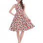 Plaid Dresses Women Summer Dress Vintage 50s 60s Rockabilly Cotton Sleeveless Audrey Hepburn Robe Re
