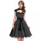 Classic Retro Evening Party Dress Sexy Pinup Swing Summer Dresses New Hollowed Tunic Vestido Rockabi