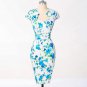Women Dress Summer Polka Dot Vintage 50s Dresses Robe Rockabilly Clothing Vestidos Bodycon Pencil Wi