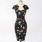 Women Dress Summer Polka Dot Vintage 50s Dresses Robe Rockabilly Clothing Vestidos Bodycon Pencil Wi