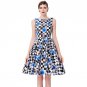 Women Dress Black Red Summer Audrey Hepburn 50s 60s Vintage Dresses Vestidos Big Size Rockabilly Par