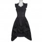 Medieval Dress Cotton Lace Sleeveless V Neck Corset Ruffle Victorian Gothic Steampunk Vintage Chris