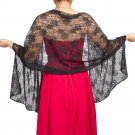 Women Lace Cape Scarf Ultra Long Bohemia Flower White Scarves Shawls For Wedding Party