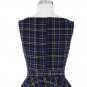 Plaid Dresses Womens Summer Vintage 50s Rockabilly Audrey Hepburn Casual Office Pin Up Dress Retro R
