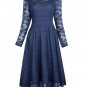 Women Vintage Summer Lace Robe Femme ete Rockabilly Swing Dress 2017 Off Shoulder Sexy Evening Party