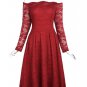 Women Vintage Summer Lace Robe Femme ete Rockabilly Swing Dress 2017 Off Shoulder Sexy Evening Party