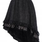 Women Punk Gothic Skirts  Vintage Floral Lace High Low Womens Sexy Steampunk Costume Clothing Victor