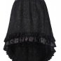 Women Punk Gothic Skirts Vintage Floral Lace High Low Womens Sexy Steampunk Costume Clothing Victor