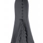 Women Vintage Retro Victorian Style High Stretchy Ruffled Fishtail Mermaid Long Skirt Women Sexy Ski