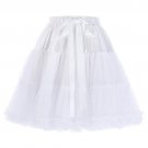 Mini Tutu Skirts Womens Underskirt Crinoline 3-Layers Fluffy Pettiskirt Retro Vintage Women Silps Ro