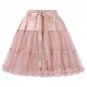 Mini Tutu Skirts Womens Underskirt Crinoline 3-Layers Fluffy Pettiskirt Retro Vintage Women Silps Ro