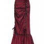 Women Skirts Vintage Retro Gothic Victorian Style Skirt N/T taffeta Casual Slim Pleated Vintage Jupe