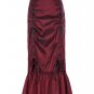 Women Skirts Vintage Retro Gothic Victorian Style Skirt N/T taffeta Casual Slim Pleated Vintage Jupe