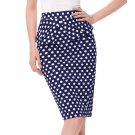 Sexy Summer Skirt 2017 Fashion jupe High Waist Polka Dots Woman Pleated Plus Size Vintage Bodycon Sh