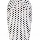 Skirts Womens  Vintage Retro Cotton Polka Dots Hips-Wrapped Woman Skirt Cotton Sexy Bodycon Vintage 