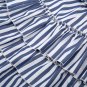 Belle Poque Long Bustle Striped Skirts Womens Sexy Corset Costume 2017 Retro Vintage Women Ruffle St