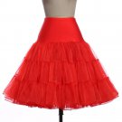 Skirts Womens Retro Vintage Petticoat Underskirt Crinoline fluffy Pettiskirt High Waist Pleated Wome