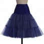 Skirts Womens Retro Vintage Petticoat Underskirt Crinoline fluffy Pettiskirt High Waist Pleated Wome
