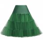 Skirts Womens Retro Vintage Petticoat Underskirt Crinoline fluffy Pettiskirt High Waist Pleated Wome