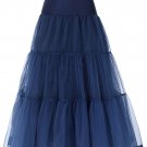 Tutu skirt navy blue silps swing rockabilly petticoat underskirt crinoline retro skirt petticoat und