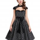 Womens Summer Dresses 2017 Summer style 50s Vintage Polka dot Woman Dress Swing robe Sexy Club Casua