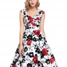 Belle Poque Womens Summer Dresses 2017 Summer Retro Vestidos short robe Rockabilly Casual Women Flor