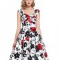 Belle Poque Womens Summer Dresses 2017 Summer Retro Vestidos short robe Rockabilly Casual Women Flor