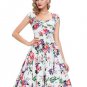 Belle Poque Womens Summer Dresses 2017 Summer Retro Vestidos short robe Rockabilly Casual Women Flor