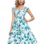 Belle Poque Womens Summer Dresses 2017 Summer Retro Vestidos short robe Rockabilly Casual Women Flor