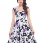 Belle Poque Womens Summer Dresses 2017 Summer Retro Vestidos short robe Rockabilly Casual Women Flor