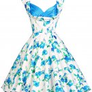 Women Summer Dress vestidos 2017 Woman Casual Party Floral Tunic Elegant robe Rockabilly Swing 50s V