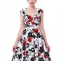 Belle Poque Womens dresses 2017 retro vestidos short robe rockabilly casual women Audrey Hepburn flo