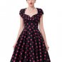 Sexy women robe retro rockabilly dress 2017 jurken 60s swing floral print pin up vestidos women summ