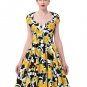 Sexy women robe retro rockabilly dress 2017 jurken 60s swing floral print pin up vestidos women summ