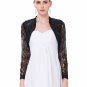 Sexy Lace Jacket Womens Ladies Long Sleeve Cropped Shrug Black White Coat 2017 Plus Size Fashion Lac