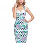 Women floral dresses plus size Robe sexy Vestidos Wrapped 2016 Bandage halter Bodycon Pencil 50s roc