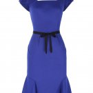 Women Dress 2017 Robe Sexy Women Ladies Short Sleeve Square Neck Vestidos Tunic Casual Black Office 