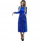New Fashion Women Elegant Casual Long Sleeve O-Neck Velvet Dress Autumn Winter 2018 Party Sashes Ple
