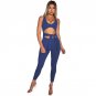 New 2018 Lace Up Jumpsuits For Women Sleeveless Deep V Neck Hollow Out Sexy Rompers Skinny Workout P