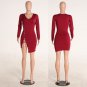 Women Sexy Bandage Dresses 2018 Spring Fashion Long Sleeve Black Slim Dress Bodycon Evening Party Mi