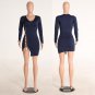 Women Sexy Bandage Dresses 2018 Spring Fashion Long Sleeve Black Slim Dress Bodycon Evening Party Mi