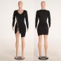 Women Sexy Bandage Dresses 2018 Spring Fashion Long Sleeve Black Slim Dress Bodycon Evening Party Mi