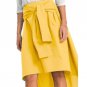 Fashion Skirts Summer Irregular Lace -Up High Waisted Women Skirt Female Casual Solid Elastic Skirt 