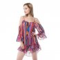 Women Holiday Dress Spaghetti Strap Women Summer Beach Dress Sexy Print Dress